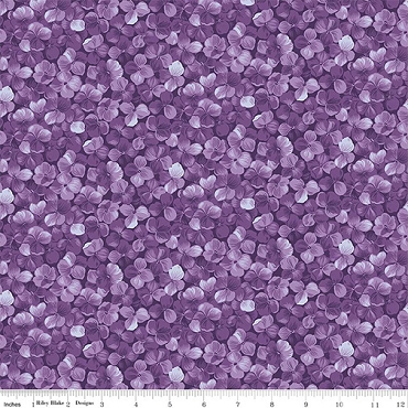 Hydrangeas in the Garden - Riley Blake - Allover - CPL16831 - Purple