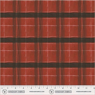 The Plaid One by Marcia Derse - Windham - 54922D - 6 - Window Pane Plaid Carn Red