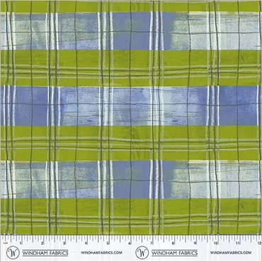 The Plaid One by Marcia Derse - Windham - 54928D - 16 - Cool Lime Plaid
