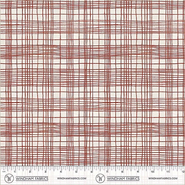 The Plaid One by Marcia Derse - Windham - 54932D - 24 - String Theory Plaid Pomegranate