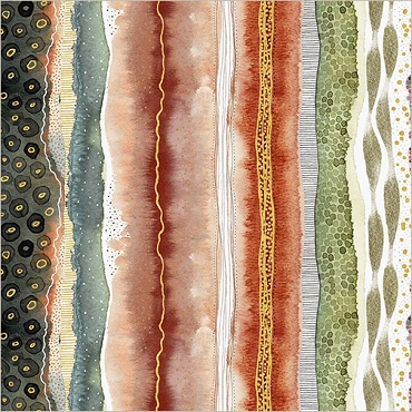 Flora & Form - Windham - Strata - 54778DM - 2 - Fire Opal