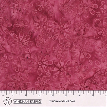 JDJ - French Rose - Anthology Batiks - Floral - 3768Q-X - Punch