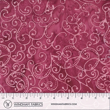 JDJ - French Rose - Anthology Batiks - Spirals - 3770Q-X - Jam