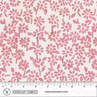 JDJ - French Rose - Anthology Batiks - Daisies - 3772Q-X - Pink