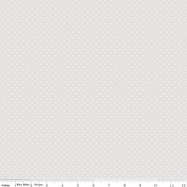 Elegant Essentials - Riley Blake - Polka Dot - CPL850 - White