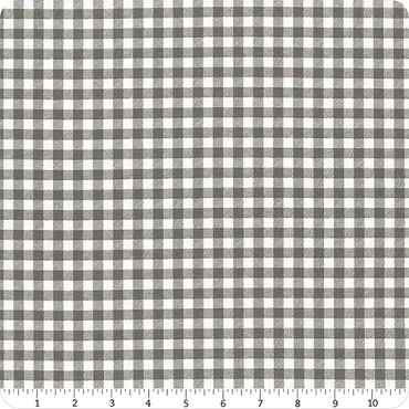  Pumpkin Patch - J Wecker Fresch  - Riley Blake - Gingham - 14574 - Gray