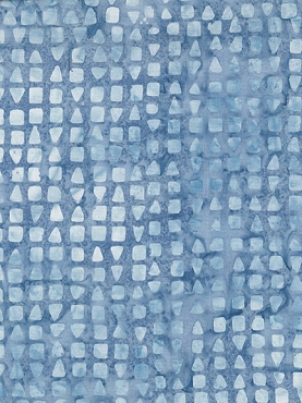 Violet Crush - Wilmington Batiks - Squares and Triangles - 22287 - 440 - Blue