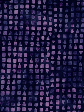 Violet Crush - Wilmington Batiks - Squares and Triangles - 22287 - 936 - Black Pink