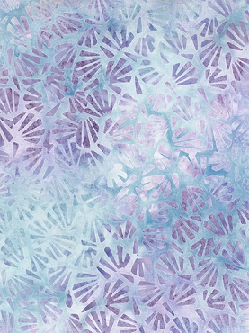 Violet Crush - Wilmington Batiks - Fans All Over - 22285 - 461 - Blue Purple