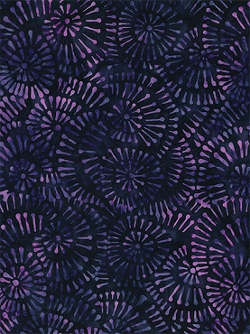 Violet Crush - Wilmington Batiks - Pins and Needles - 22282 - 936 - Black/Pink