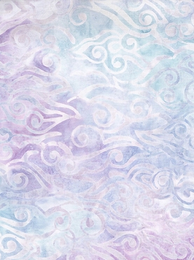 Violet Crush - Wilmington Batiks - Swirly Waves - 22283 - 134 - Cream Pink