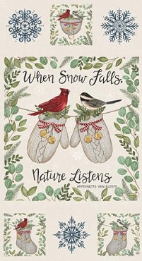 When Snow Falls - Moda - 56178 - 11 - Panel - Snowy White