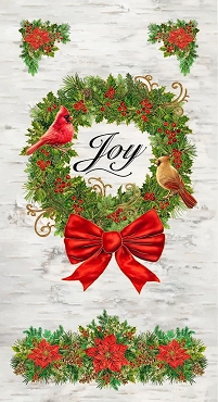 Joyful - Timeless Treasures - CM3710 - Joyful Metallic Panel