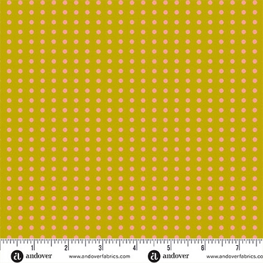 Jinny by Alison Glass - Andover - A - 10331 - Y1 - Dotty Leaf