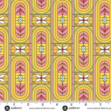Jinny by Alison Glass - Andover - A - 10335 - Y1 - Stained Taffy