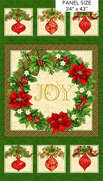 Deck the Halls - Northcott - 28995 - 12 - Beige/Multi