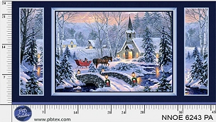Nature's Noel - P & B Textiles - 6243 - PA - Cozy Evening