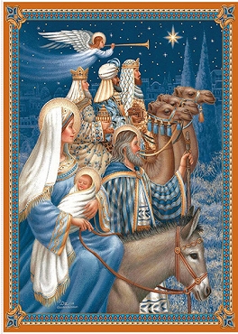 Picture a Christmas - Riley Blake - 17983 - Nativity Panel