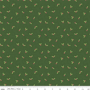 More Christmas Wishes - Riley Blake - Holly - 16554 - Green