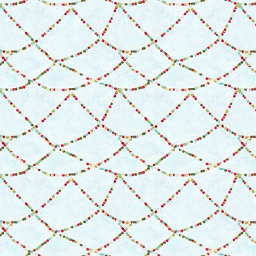 Holly Woods - Studio E Fabrics - 9243- 17 - Ice - Hanging Lights