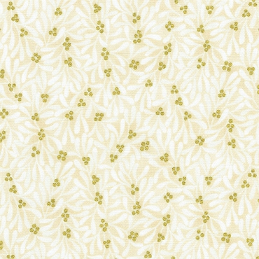 Holiday Flourish - Festive Finery  - Kaufman - 22293 - 85 - Vanilla