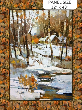 First Snow - Northcott - DP28090 - 10 - White/Multi