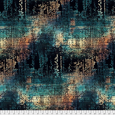 Fractured Mosaic - Tim Holtz - Free Spirit - TH130 - Indigo