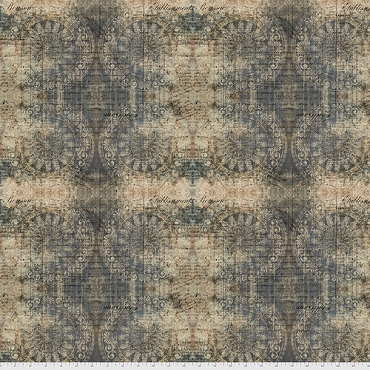 Muted Medallions - Tim Holtz - Free Spirit - TH141 - Indigo