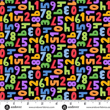 Back to School by Seek - Andover - A - 10243 - K - Numbers - Black
