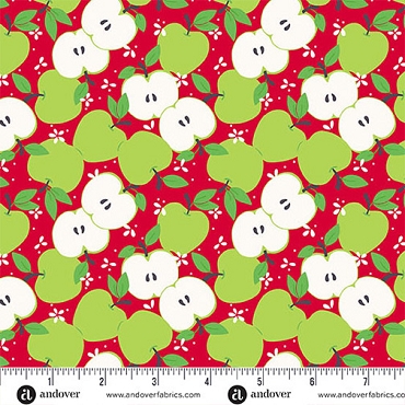 Back to School by Seek - Andover - A - 10242 - R - Apples - Red Delicious