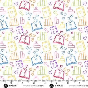 Back to School by Seek - Andover - A - 10244 - L - Book Lover - White