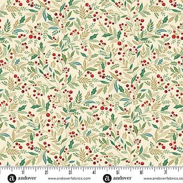 Adorn - Andover - MU - 214 - Q - Holly Cream