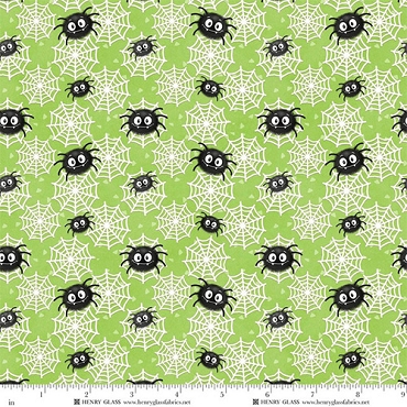 Moonlight Mischief  - Glow - Henry Glass - 2557 - 66 - Green