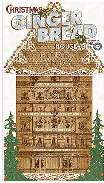 Gingerbread - Riley Blake - Gingerbread House Panel - 17840