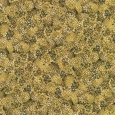 Holiday Flourish - Forest Glen - Robert Kaufman - 23704 - 16 - Brown