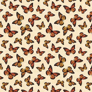 Sunshine Whispers - Wilmington Prints - 28656 - 298 - Cream Butterfly Toss