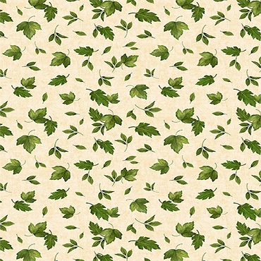 Sunshine Whispers - Wilmington Prints - 28657 - 277 - Cream Leaves Toss