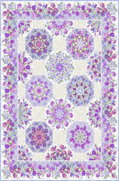 Ethereal - In The Beginning - Kaleidoscope pattern - Purple