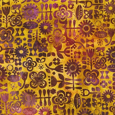 Retro Rainbow - Robert Kaufman  Batik - 22400 - 179 - Rust