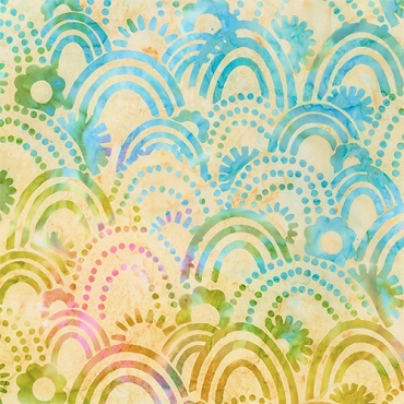 Retro Rainbow - Robert Kaufman  Batik - 22398 - 198 - Pastel