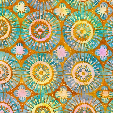 Retro Rainbow - Robert Kaufman  Batik - 22399 - 106 - Blossom