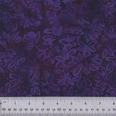 Midnight Garden - Anthology Batiks - 2831Q - X - Lotus - Grape