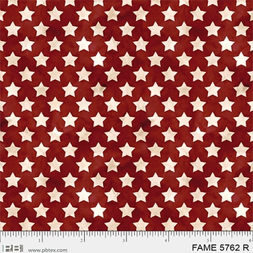 Farmhouse Americana - P & B Textiles - Set Stars - FAME - 5762 - R