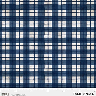 Farmhouse Americana - P & B Textiles - Patriotic Plaid - FAME - 5763 - N