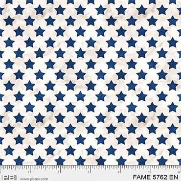Farmhouse Americana - P & B Textiles - Set Stars - FAME - 5762 - EN