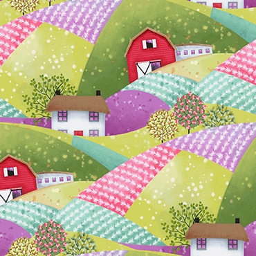 Country Fair - Studio E Fabrics - 8205 - 68 - Green Multi