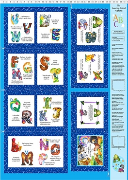 Amazing Alphabet - Clothworks - Digital Storybook Blue - Y4754 - 90