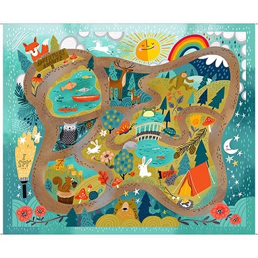 Lets Camp - Quilting Treasures - 31686 - X - Playmat