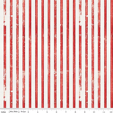 Sew America - Riley Blake - Faded Stripes - C17349 - Red