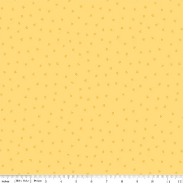 Sew America - Riley Blake - Star Toss - C17354 - Yellow